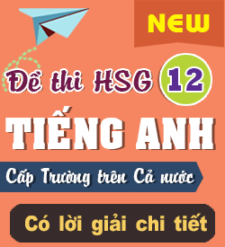 Đề thi Học Sinh Giỏi Tiếng Anh cấp Trường 2025 - 2026 (PHẦN 2)